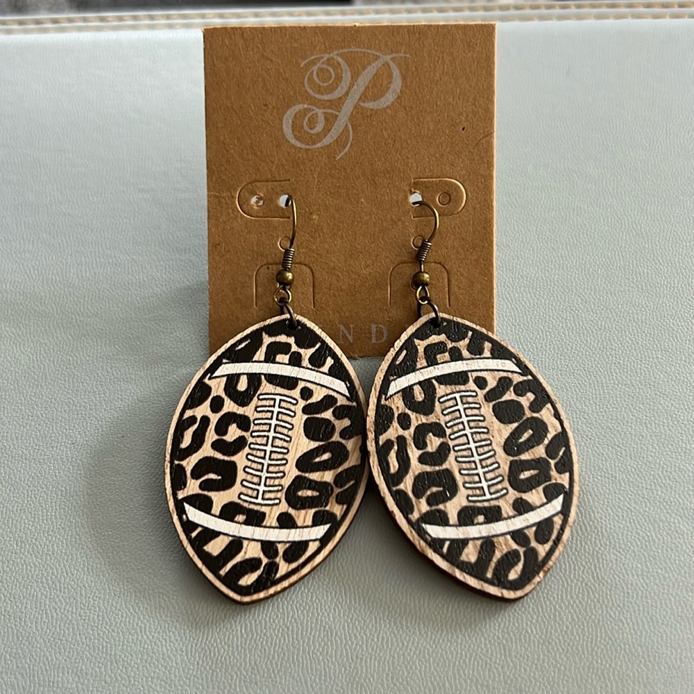 Plunder Football Earrings